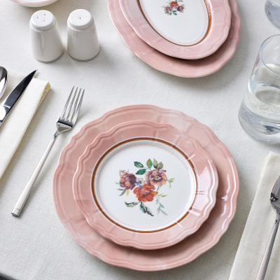 Aryıldız Jardin Pembe 30 Parça 6 Kişilik Yemek Takımı - 2