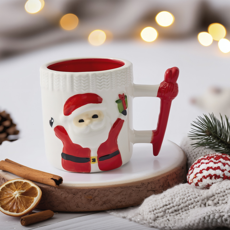 Aryıldız Joyful Noel Baba Figürlü Kupa 388 ml - 1