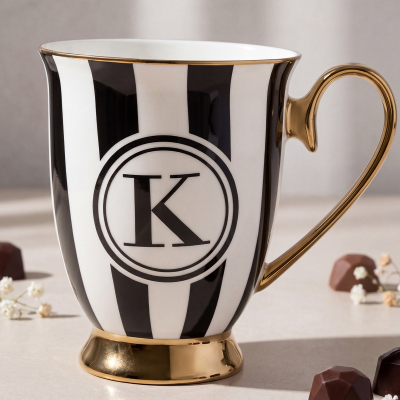 Aryıldız K Harfli Kupa 325 ml - 1