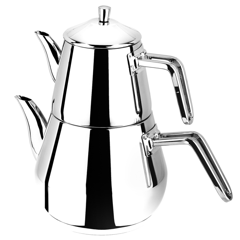 Aryıldız Kalkan Çelik Sap Çaydanlık Takım 10004 - 1