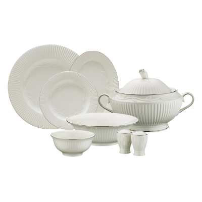 Aryıldız Karen Platin 60 Parça 12 Kişilik Yemek Takımı - ARYILDIZ