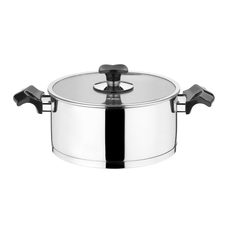 Aryıldız King 20 Parça Ideal Set Cam Kapak Siyah - 3