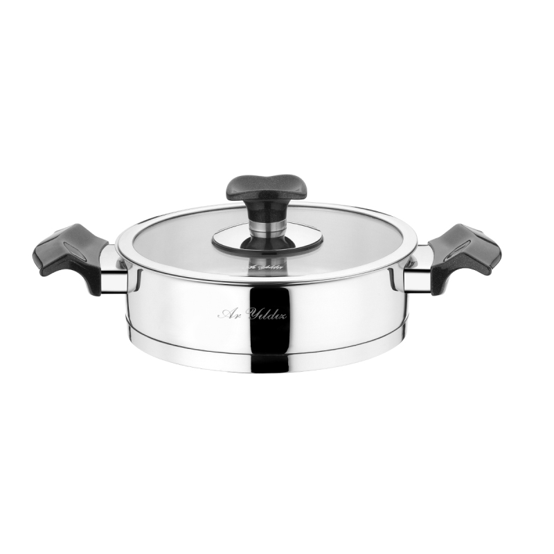 Aryıldız King 20 Parça Ideal Set Cam Kapak Siyah - 5