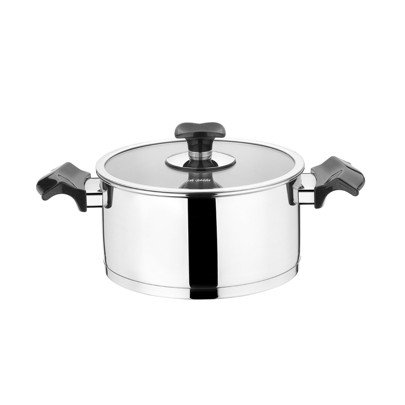 Aryıldız King 20 Parça Ideal Set Cam Kapak Siyah - 6