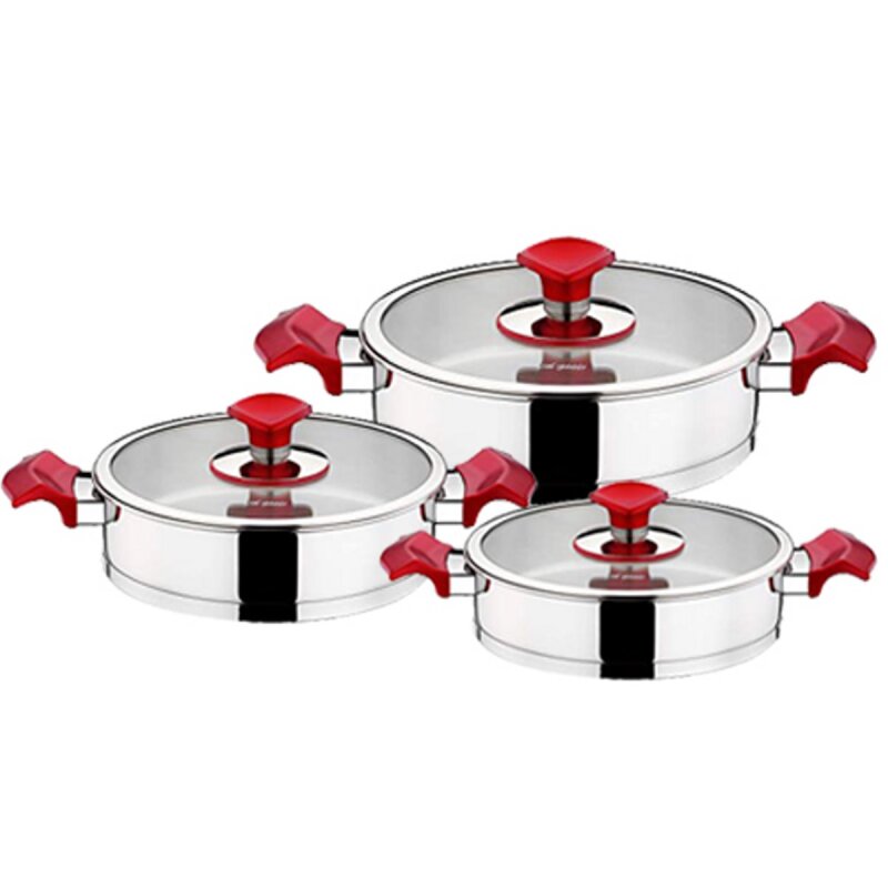 Aryıldız King 6 Parça Sahan Seti Red - 1