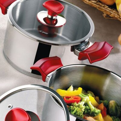 Aryıldız King 8 Parça Tencere Seti Red - 2