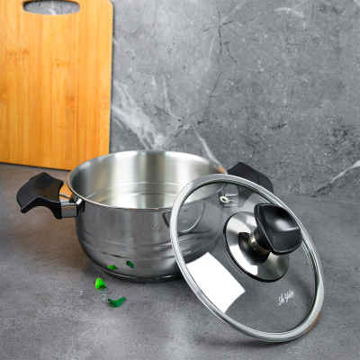 Aryıldız King Cam Kapak Tencere 16 cm - ARYILDIZ