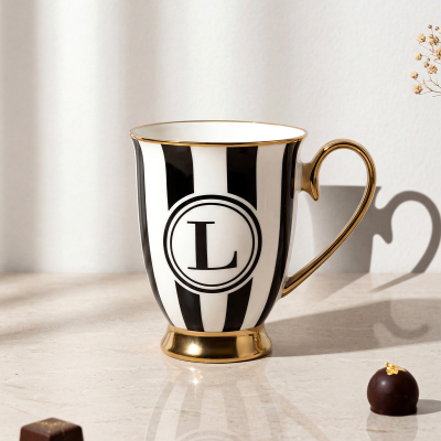 Aryıldız L Harfli Kupa 325 ml - 1