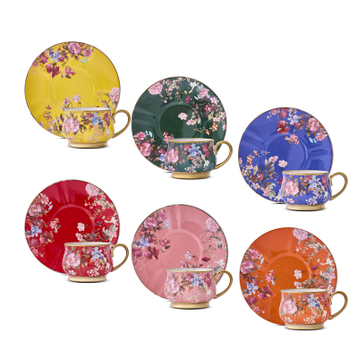 Aryıldız Lady 6 Kişilik 12 Parça Kahve Fincan Takımı - 4