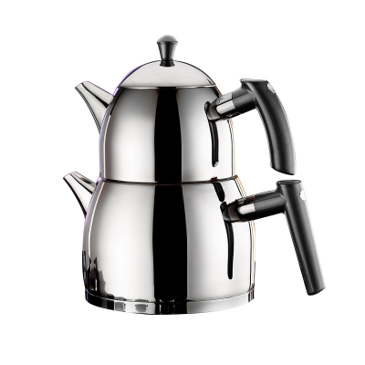 Aryıldız Large Dark Siyah Çaydanlık Takım - ARYILDIZ