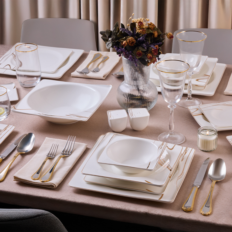 Aryıldız Liberty 56 Parça 12 Kişilik Yemek Takımı - 1