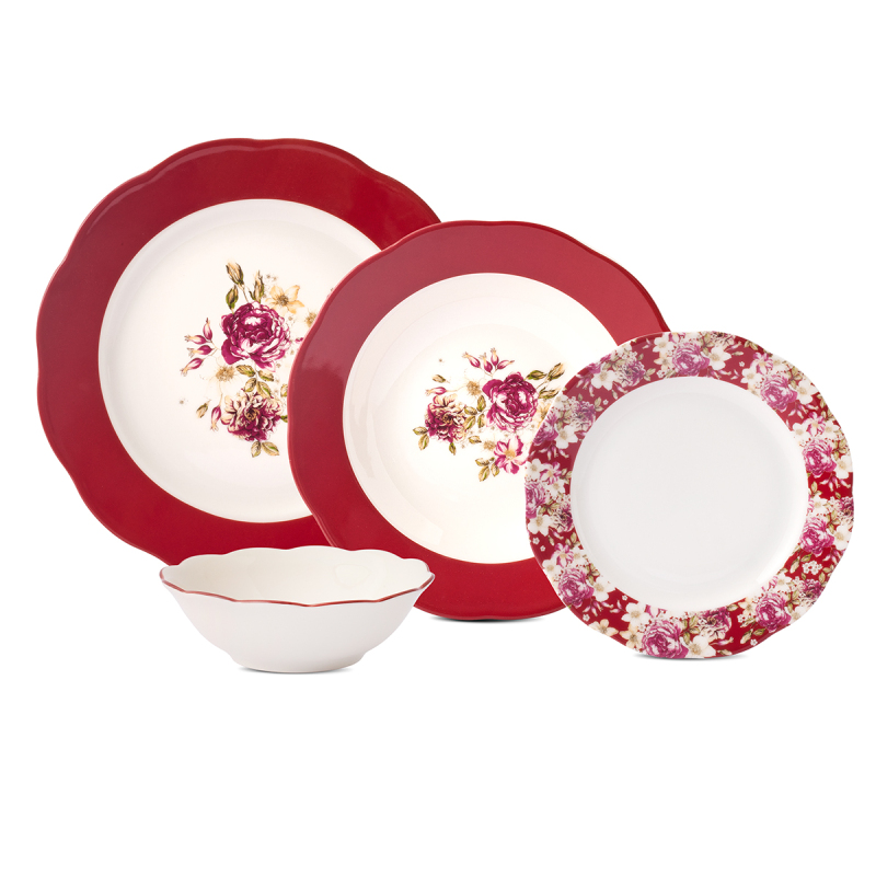 Aryıldız Lowell Red 24 Parça 6 Kişilik Yemek Takımı - 4