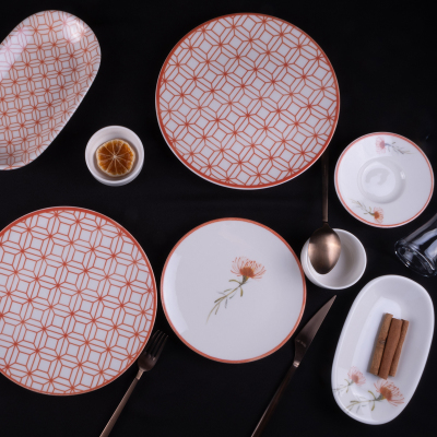 Aryıldız Lucia Red 32 Parça 6 Kişilik Kahvaltı Takımı - ARYILDIZ