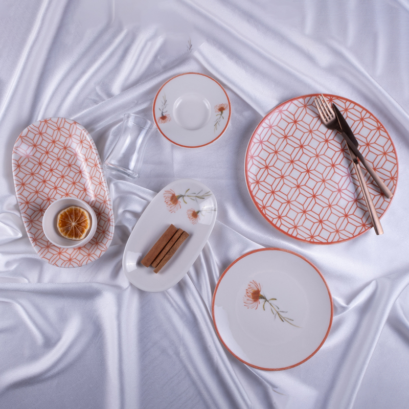 Aryıldız Lucia Red 32 Parça 6 Kişilik Kahvaltı Takımı - 2