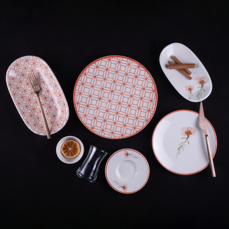 Aryıldız Lucia Red 32 Parça 6 Kişilik Kahvaltı Takımı - 4