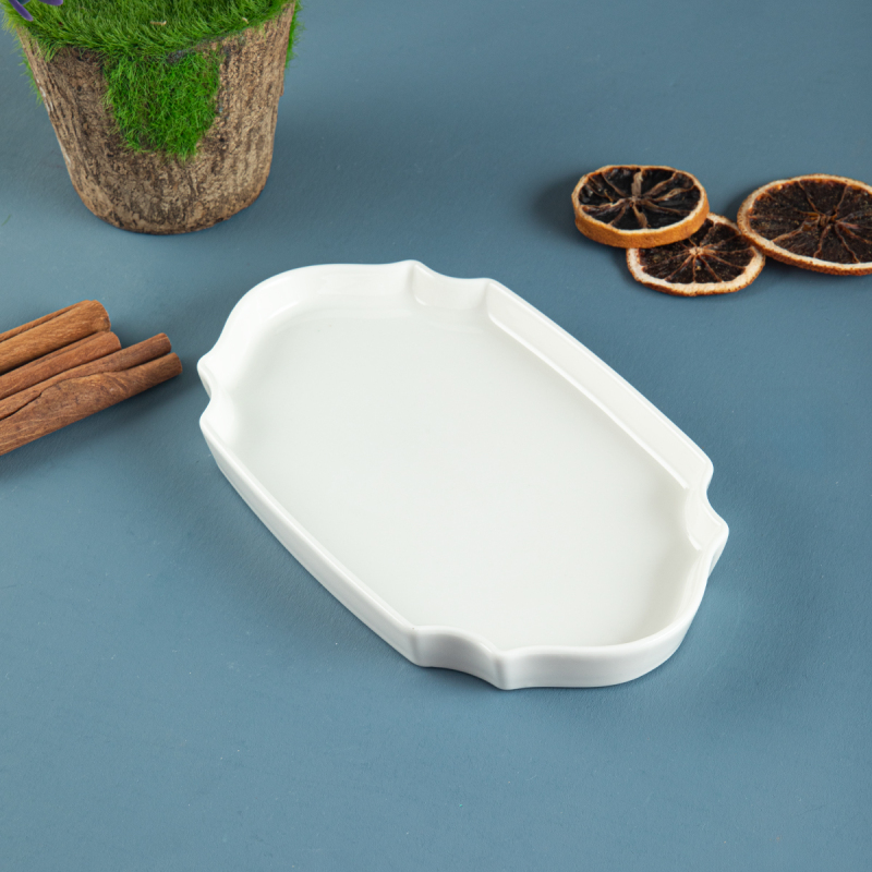 Aryıldız Lunar Kare Oval Servis Tabağı 20 cm - 1