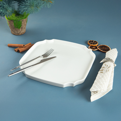 Aryıldız Lunar Kare Servis Tabağı 27 cm - ARYILDIZ