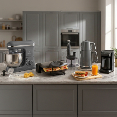 Aryıldız Maestro Elektrikli Çeyiz Seti Antrasit - ARYILDIZ