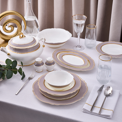 Aryıldız Majestic 60 Parça 12 Kişilik Yemek Takımı - ARYILDIZ