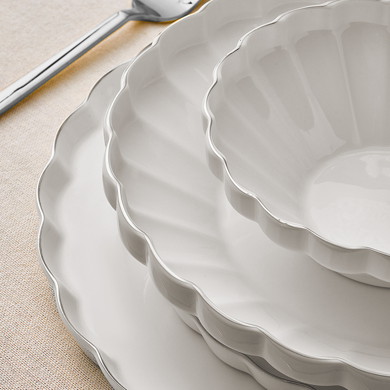 Aryıldız Margaret Platin 54 Parça 12 Kişilik Yemek Takımı - 4