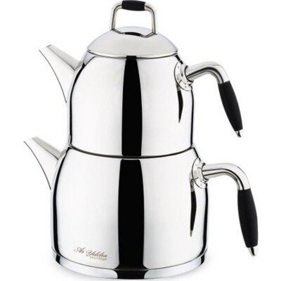 Aryıldız Milano Çaydanlık Siyah Büyük - ARYILDIZ