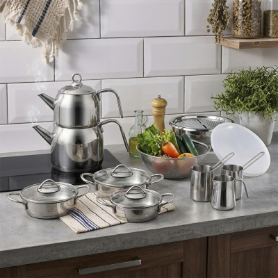 Aryıldız Mix 17 Parça Mutfak Seti - ARYILDIZ