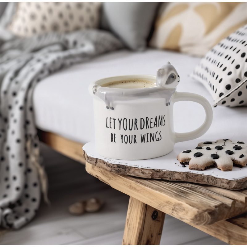 Aryıldız Mood Rakun Figürlü Kupa 315 ml - 1