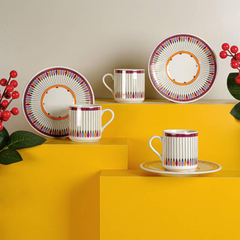 Aryıldız Mrs Chance 6 Kişilik Türk Kahve Fincan Takımı - 3