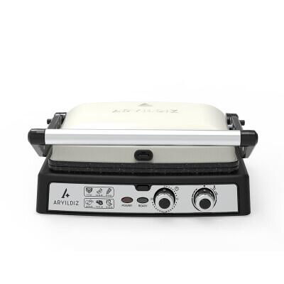 Aryıldız Multi Grill Tost Makinesi Krem - 3