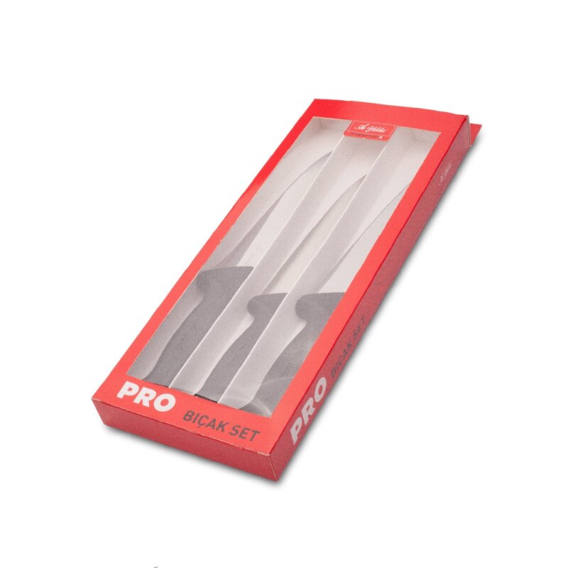 Aryıldız Multipin 3'lü Bıçak Seti Siyah - 2