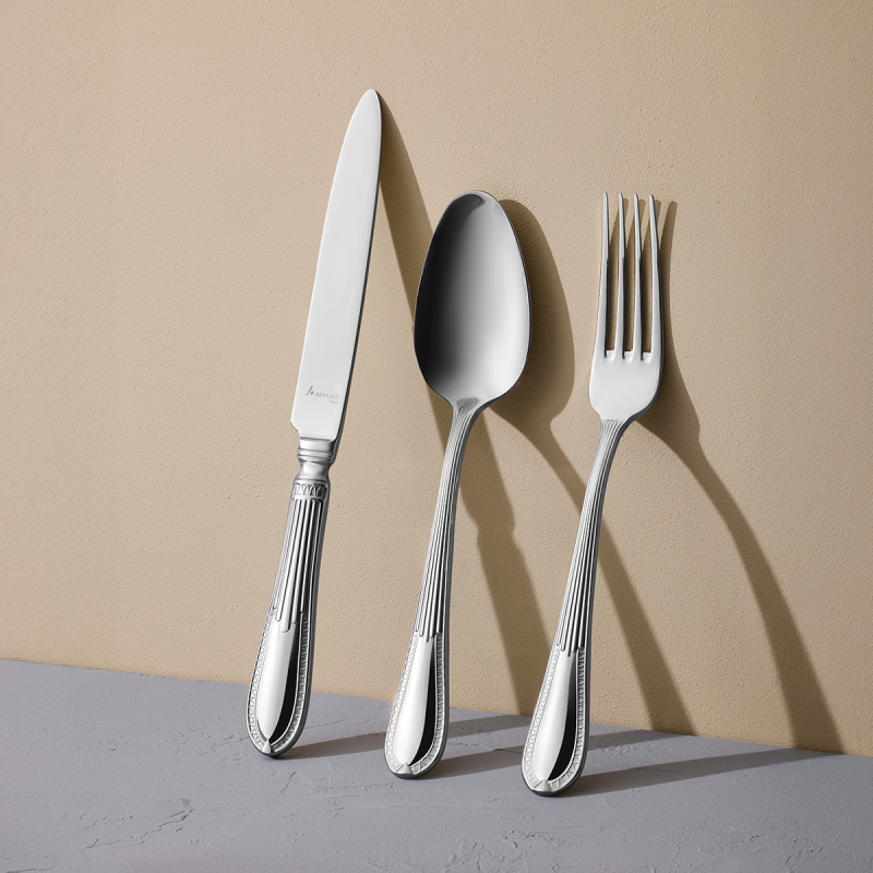 Aryıldız Nature Plus 84 Parça 12 Kişilik Çatal Kaşık Bıçak Takımı - 1