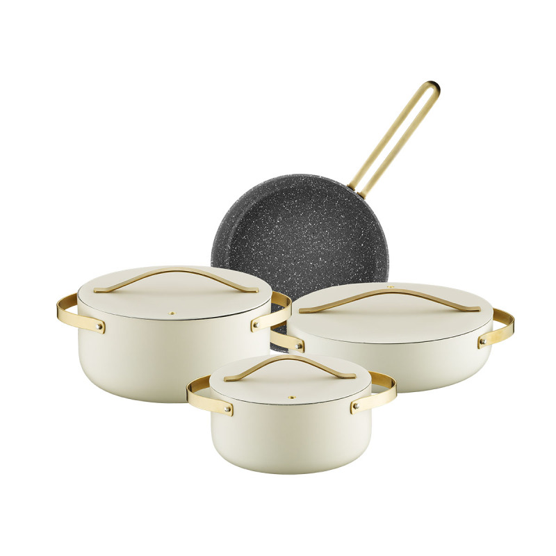 Aryıldız Nexus Krem 7 Parça Tencere Seti - 2