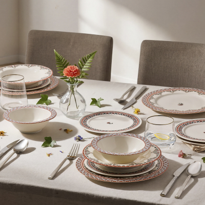 Aryıldız Noblex 24 Parça 6 Kişilik Yemek Takımı - ARYILDIZ