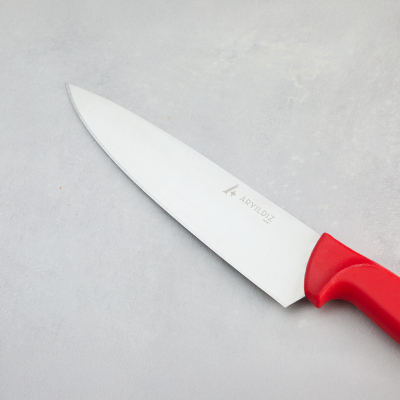 Aryıldız Noka Big Şef Bıçağı Kırmızı 19 cm - 6