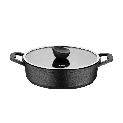 Aryıldız Parma Cast Alu 7 Parça Tencere Set Black - 2