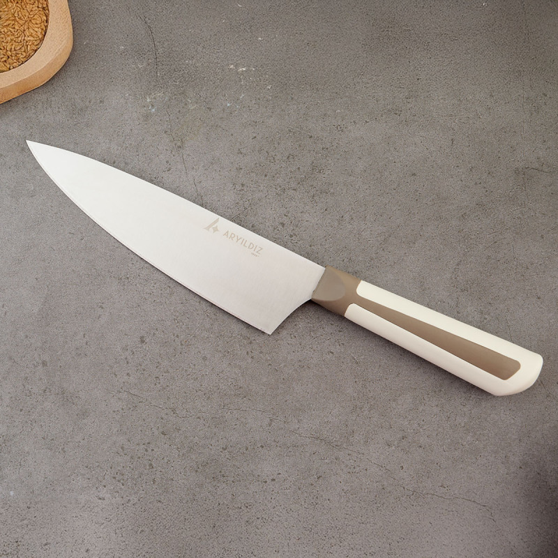 Aryıldız Plurex Big Şef Bıçağı 19 cm Koyu Bej - 3