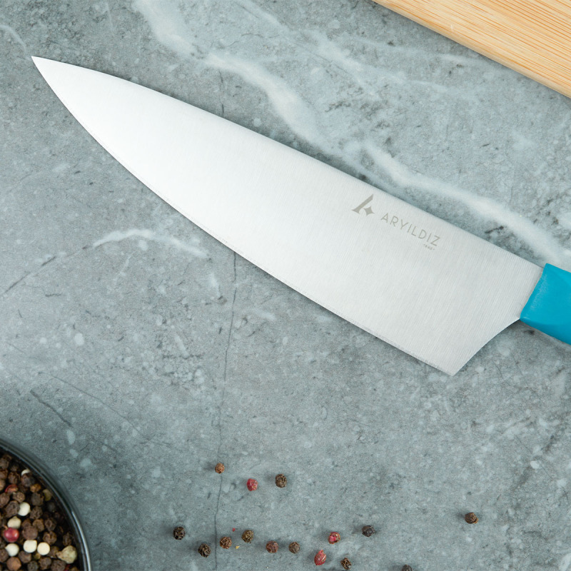Aryıldız Plurex Big Şef Bıçağı 19 cm Mavi - 2
