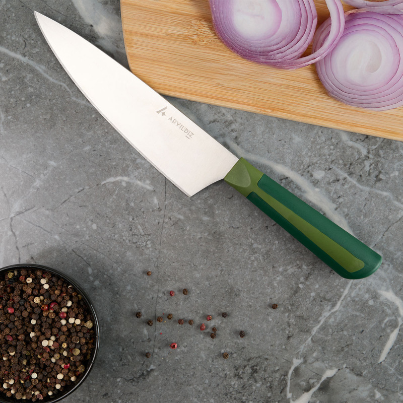 Aryıldız Plurex Big Şef Bıçağı 19 cm Yeşil - 1