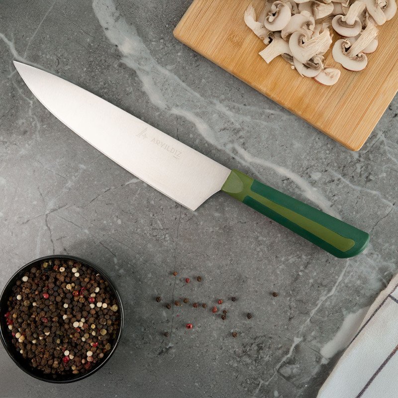 Aryıldız Plurex Big Şef Bıçağı 21 cm Yeşil - 1