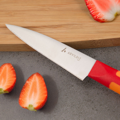 Aryıldız Plurex Çok Amaçlı Bıçak 8 cm Kırmızı - 2