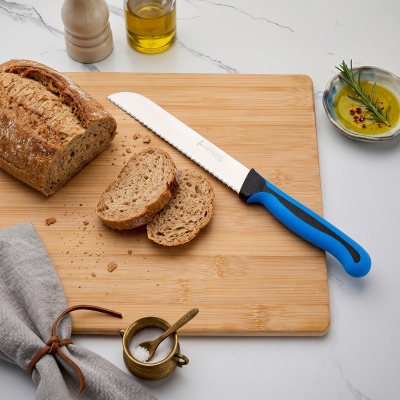 Aryıldız Plurex Dişli Ekmek Bıçağı Mavi 19 cm - ARYILDIZ