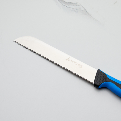 Aryıldız Plurex Dişli Ekmek Bıçağı Mavi 19 cm - 6