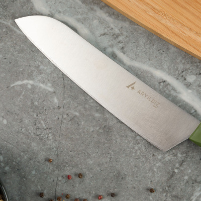 Aryıldız Plurex Santoku Bıçağı 19 cm Yeşil - 3