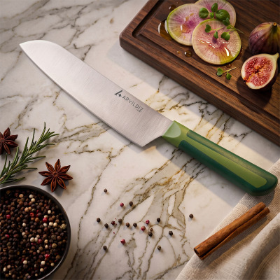 Aryıldız Plurex Santoku Bıçağı 19 cm Yeşil - ARYILDIZ