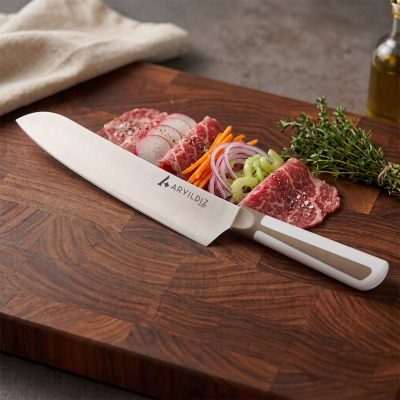 Aryıldız Plurex Santoku Bıçağı 21 cm Koyu Bej - 1