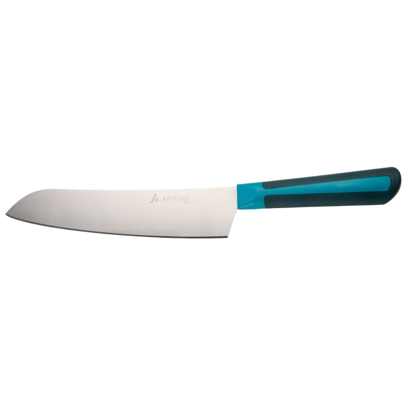 Aryıldız Plurex Santoku Bıçağı 21 cm Mavi - 4
