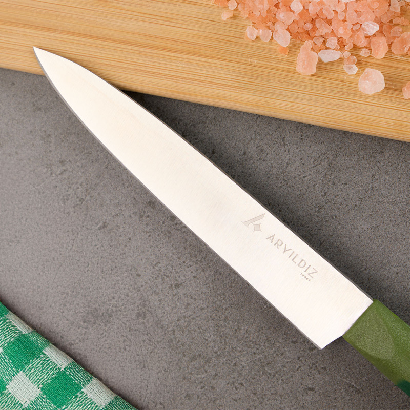 Aryıldız Plurex Soyma Ve Doğrama Bıçağı 10 cm Yeşil - 2