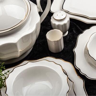 Aryıldız Plus Porselen 60 Parca 12 Parça Yemek Takımı - ARYILDIZ