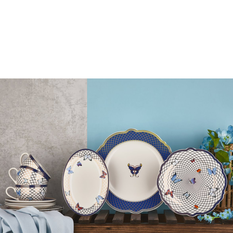 Aryıldız Porselen 30 Parça 6 Kişilik Kahvaltı Takımı - 1