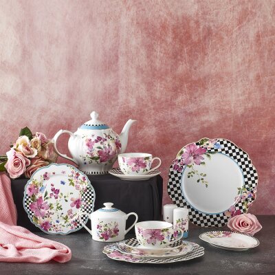 Aryıldız Porselen 30 Parça 6 Kişilik Kahvaltı Takımı - ARYILDIZ